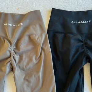 Set of 2 alphalete leggings
